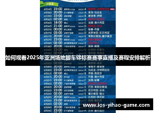 如何观看2025年亚洲场地脚车锦标赛赛事直播及赛程安排解析 如何观看2025年亚洲场地脚车锦标赛赛事直播及赛程安排解析